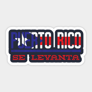 Puerto Rico Se Levanta Pray for Puerto Rico Sticker